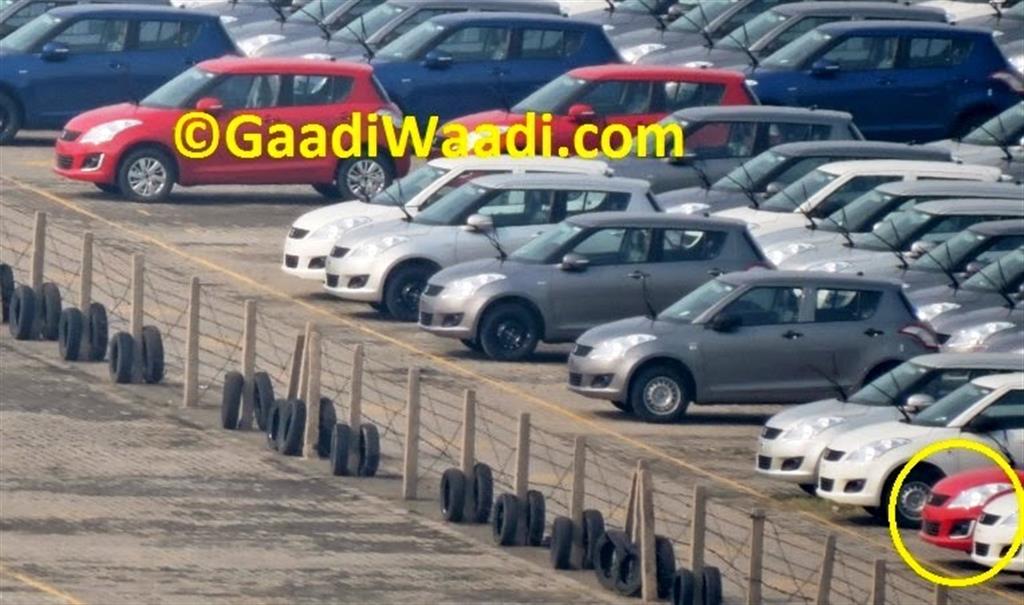 Maruti Swift Facelift Spy Shot
