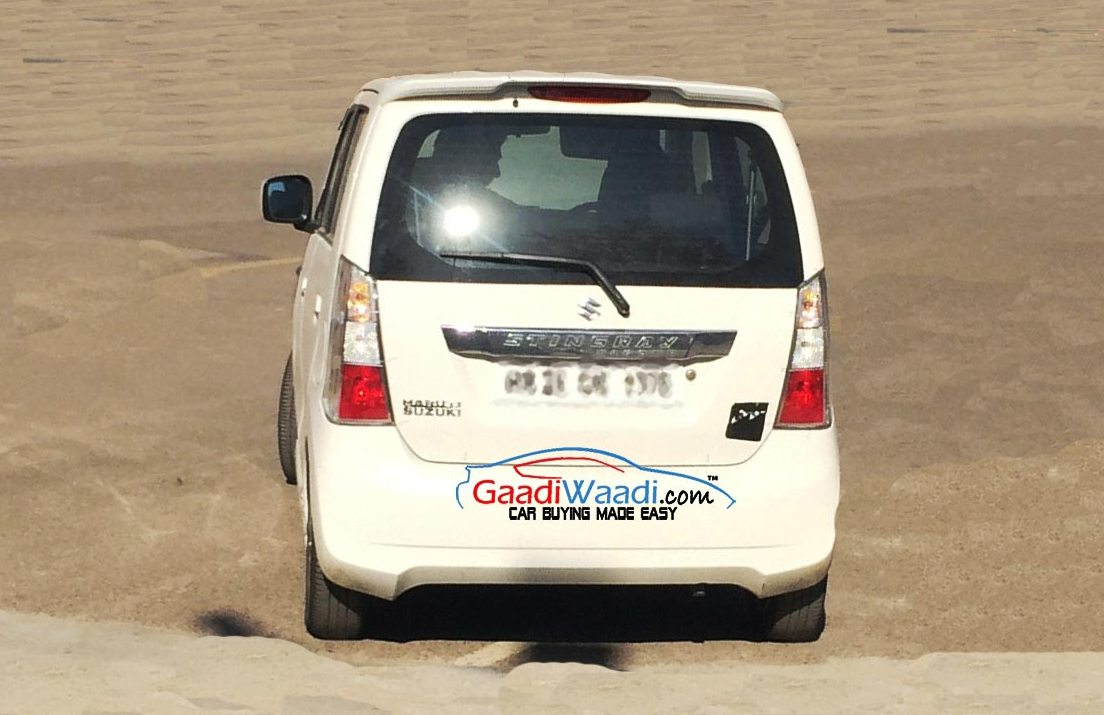 Maruti Wagon R AMT Stingray Spied