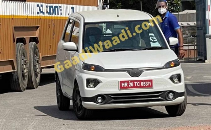 Maruti Wagon R Electric Spied