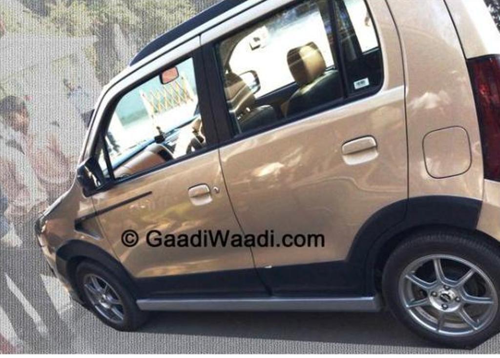 Maruti Wagon R XRest Edition Spied Black Cladding