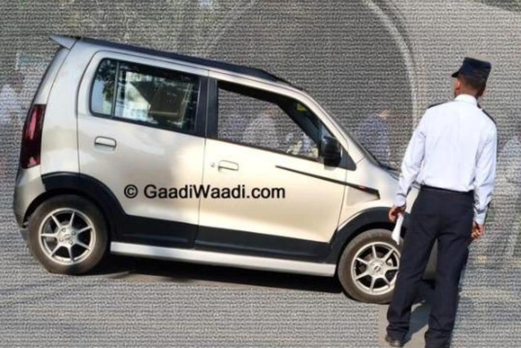 Maruti Wagon R XRest Edition Spied Side