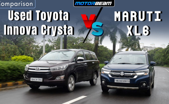 Maruti XL6 vs Used Toyota Innova Crysta