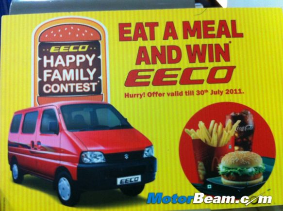 Maruti Eeco Meal