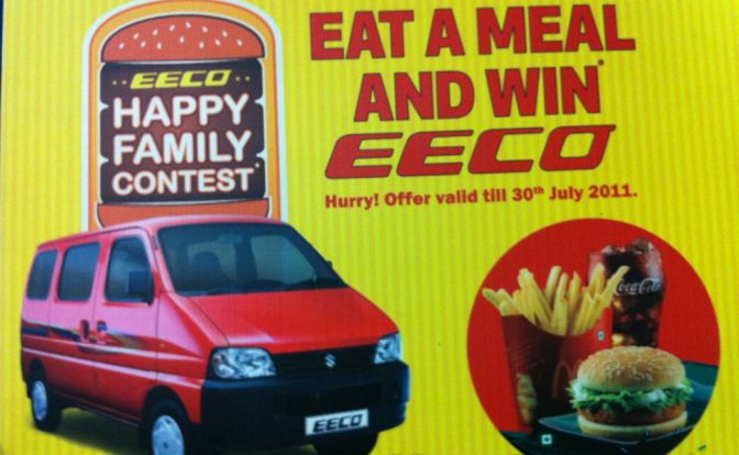 Maruti Eeco Meal