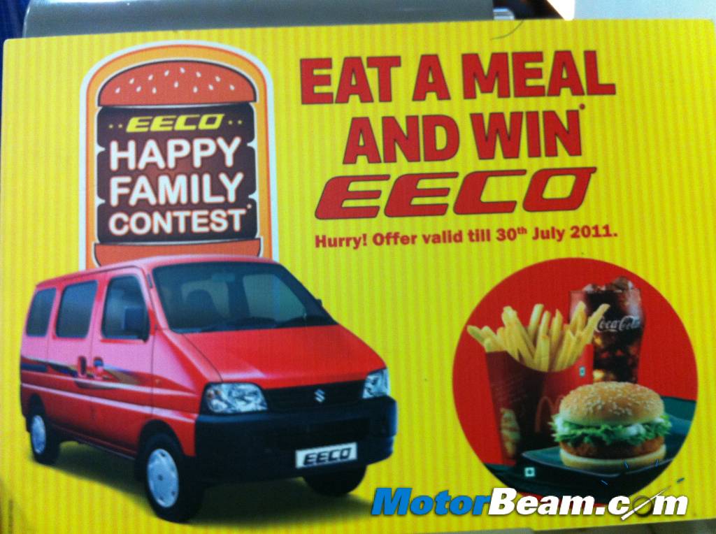 Maruti Eeco Meal Maruti Eeco Meal