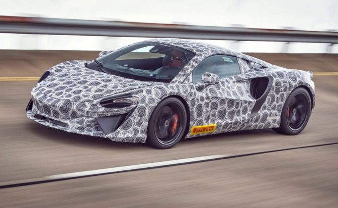McLaren Artura Testing Front