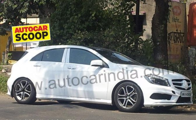 Mercedes A Class Spotted In India