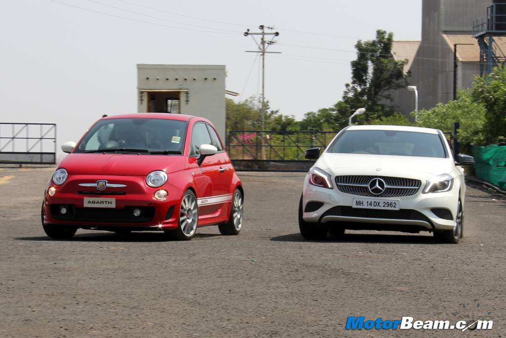 Mercedes A-Class vs Fiat 500 Abarth Shootout