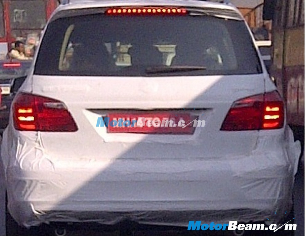 Mercedes Benz GL Class Spied Rear