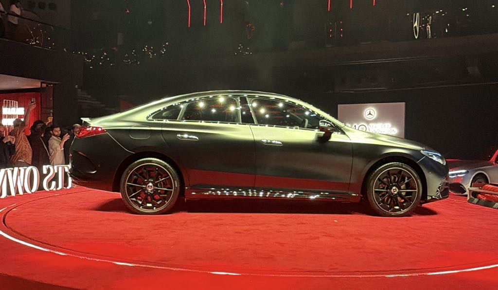 Mercedes CLA EV Launch Edition Side