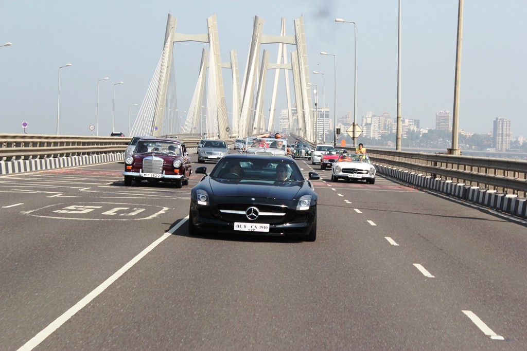 Mercedes Classic Car Rally Mumbai SLS AMG