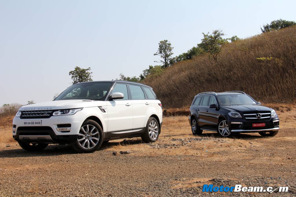Mercedes GL63 AMG vs Range Rover Sport