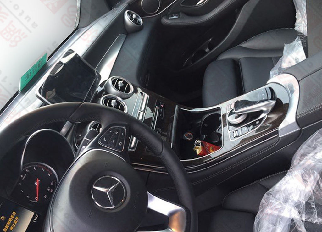 Mercedes GLC Dashboard Spied