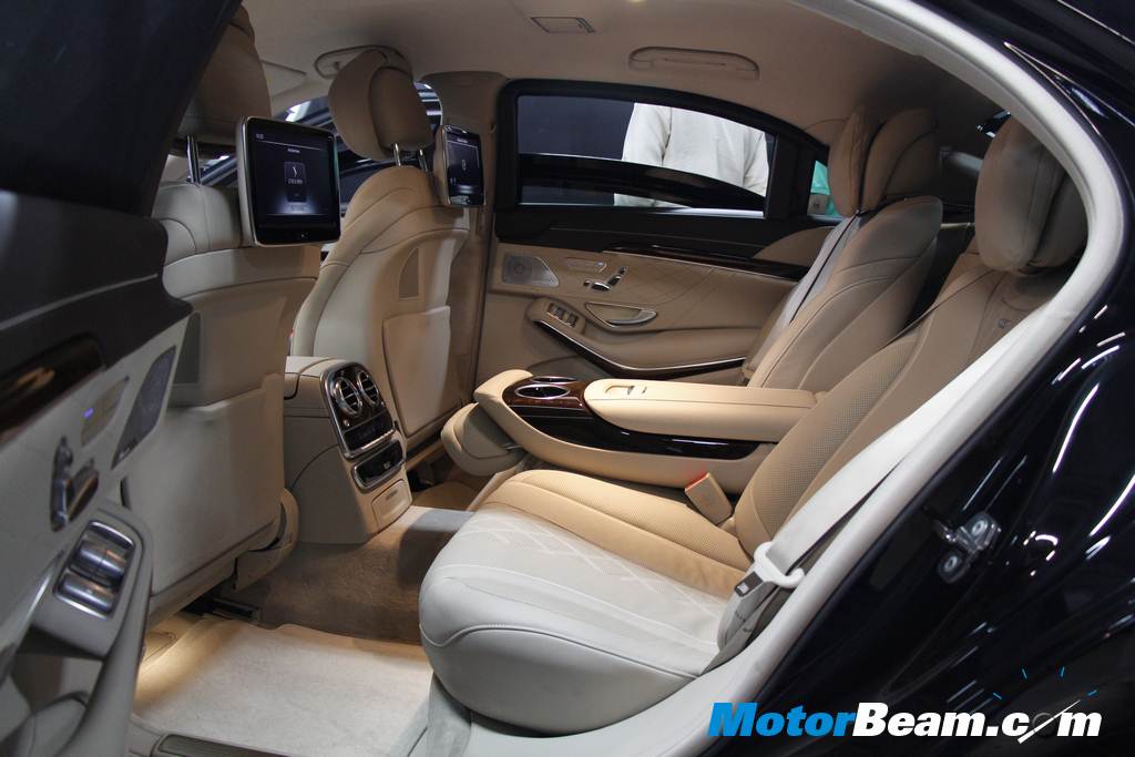 Mercedes S600 Guard Legroom