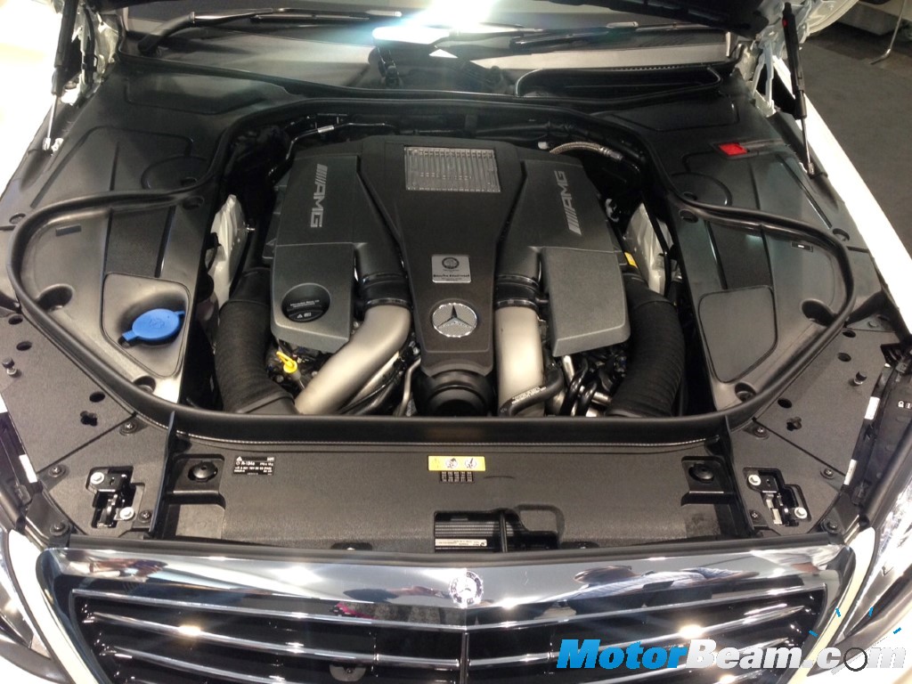 Mercedes S63 AMG Sedan Engine