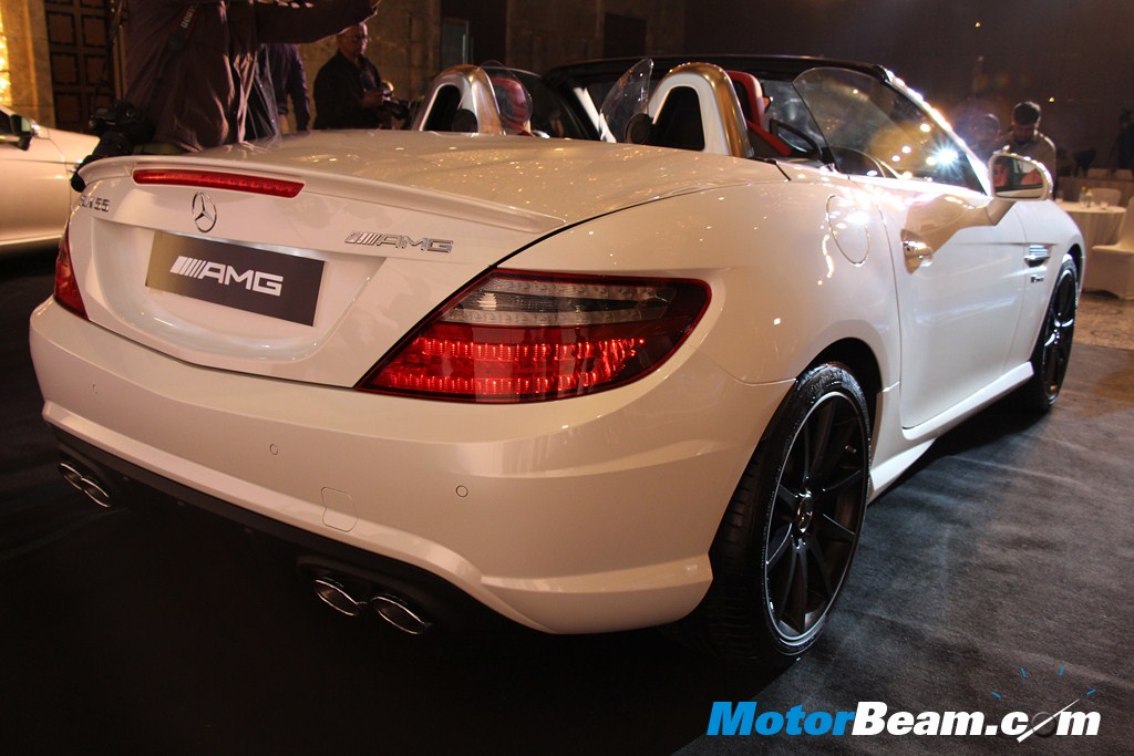 Mercedes SLK 55 AMG Rear Profile