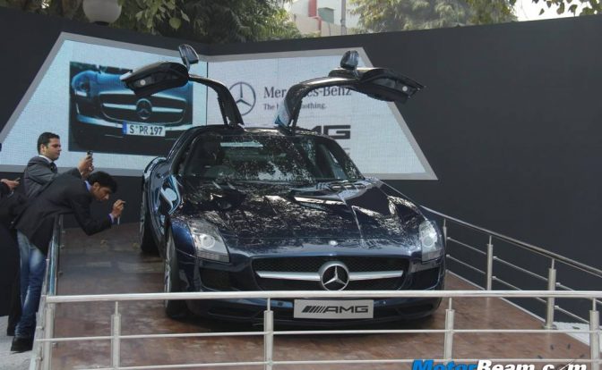 Mercedes SLS AMG Auto Expo 2012