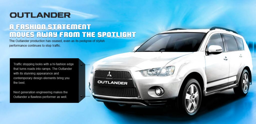 Mitsubishi Outlander Discontinued India