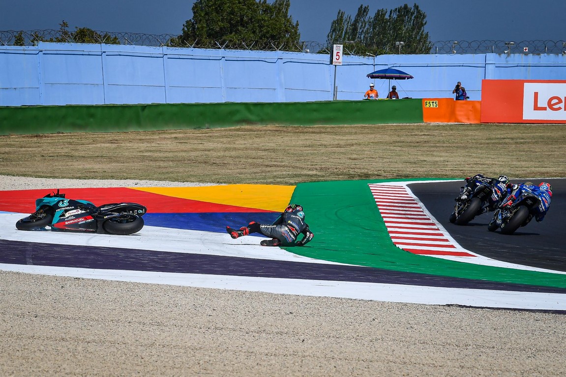 MotoGP 2020 Round 6 Fabio Crash