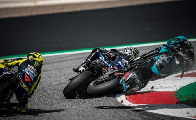 MotoGP Crash Austria