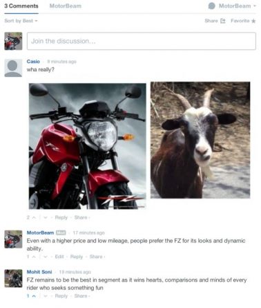 MotorBeam Disqus Comments