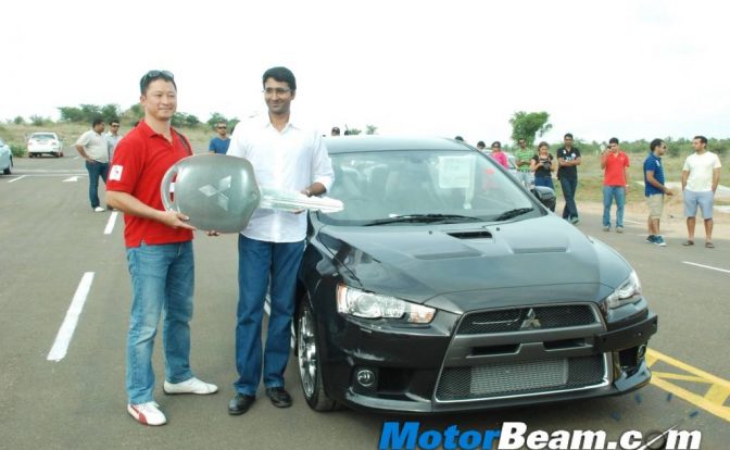 Naren Kumar EVO X Rally Driver