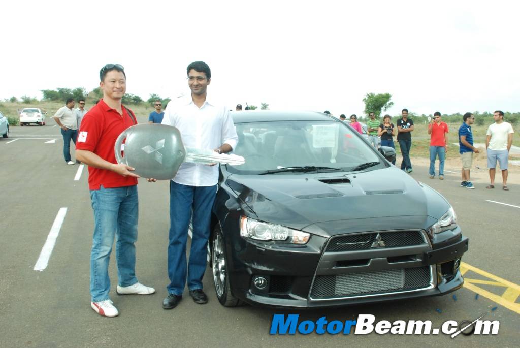 Naren Kumar EVO X Rally Driver Naren Kumar EVO X Rally Driver