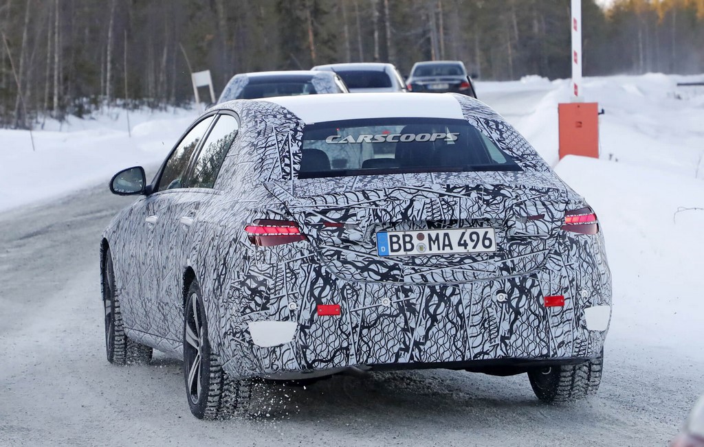 New Gen C-Class Rear Spied