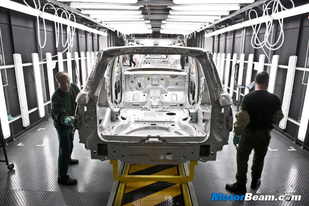 New Range Rover Sport Body Shell