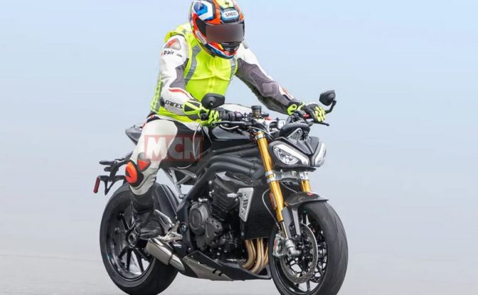 New Triump Speed Triple Spied