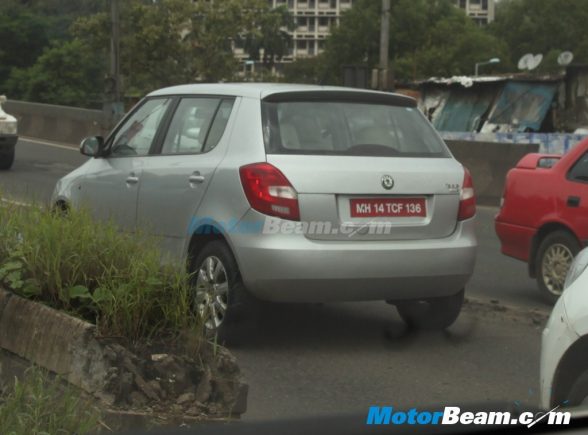 New Fabia Spied
