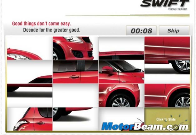 New Maruti Swift Puzzle