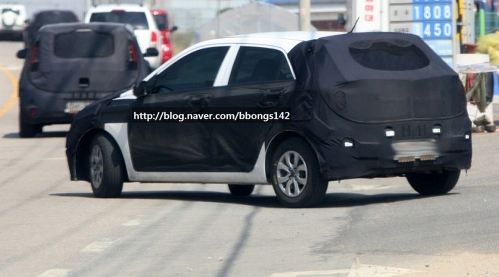 Next Gen Hyundai i20 Spied Rear Profile