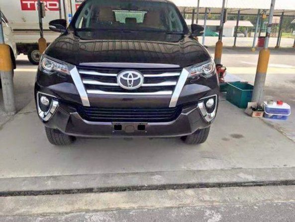 Next Generation Toyota Fortuner Undisguised