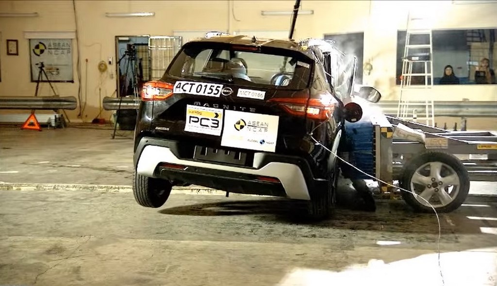 Nissan Magnite ASEAN NCAP Side Impact Test
