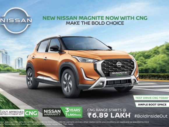 Nissan Magnite CNG front