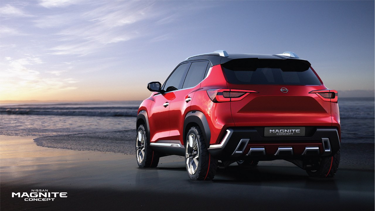 Rear profile of the concept car