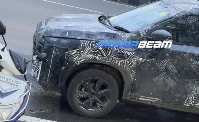 Nissan Magnite Facelift Spied Testing
