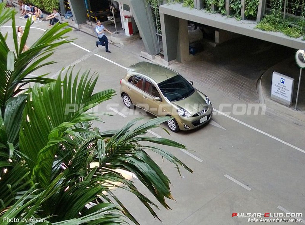 Nissan Micra Facelift Spyshot