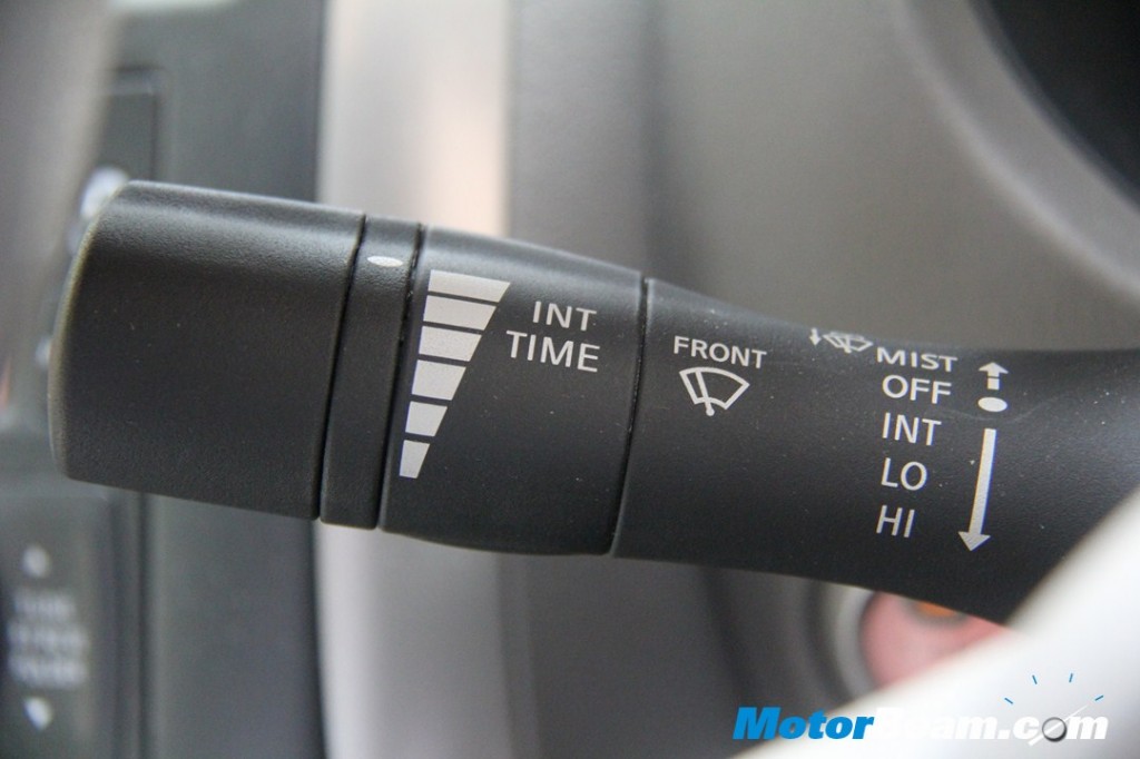 Wiper Speed Setting