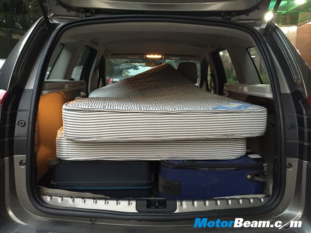 Nissan Terrano Boot Capacity