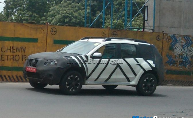 Nissan Terrano Spied