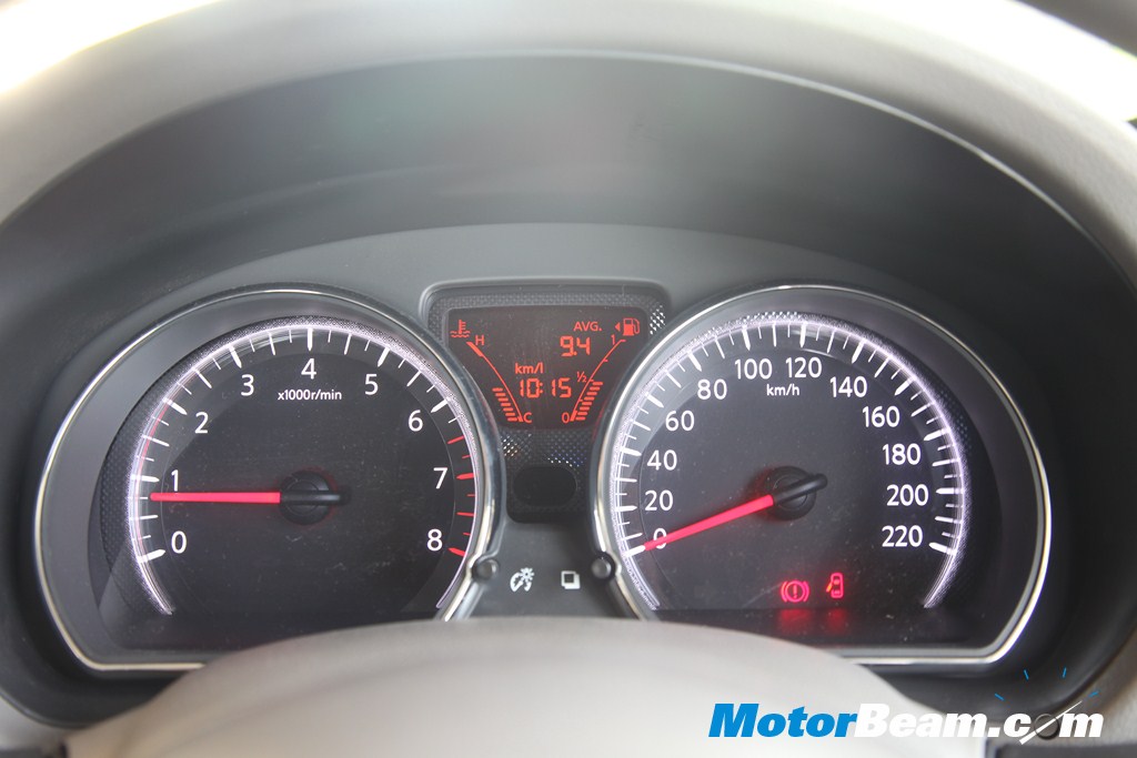 Nissan_Sunny_Test_Drive_Review (372) Nissan Sunny - Instrument Cluster