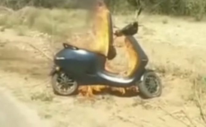 Ola S1 Pro Set Ablaze
