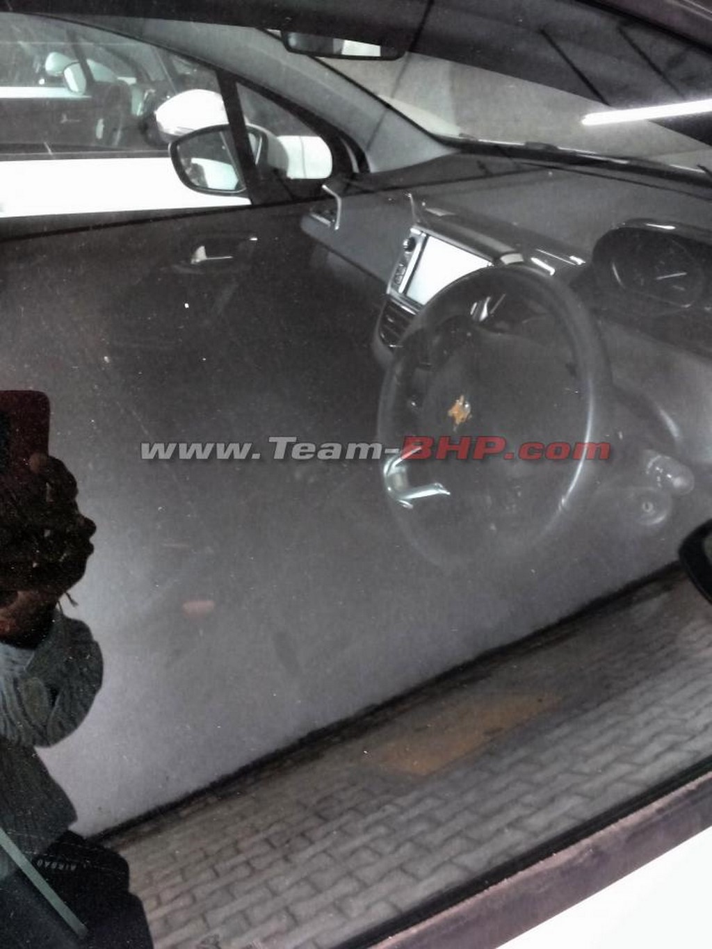 Peugeot 208 Interior Spied