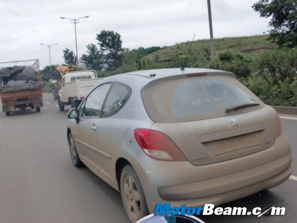 Peugeot 207 Spied India