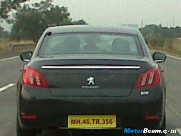 Peugeot 508 Spied