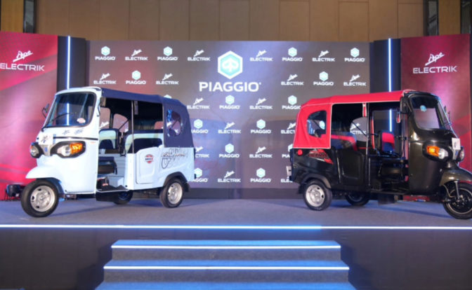 Piaggio Apé E-City Ultra and the Apé E-City FX Maxx front