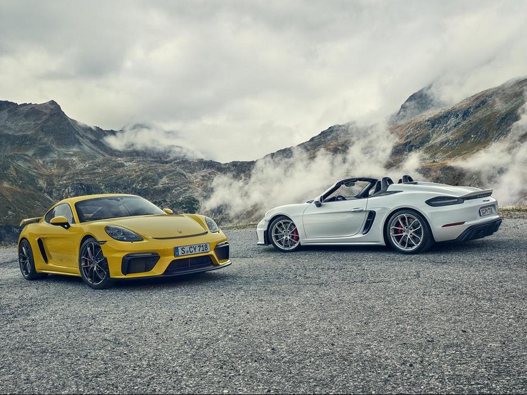 Porsche 718 Spyder And Cayman GT4