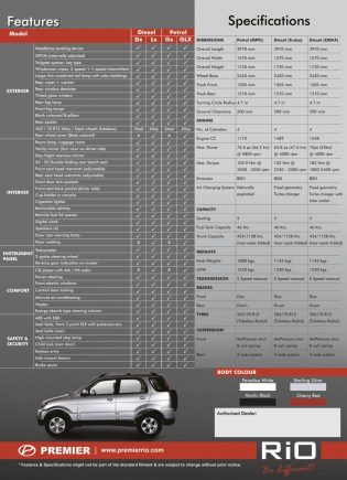 Premier RiO Multijet Brochure